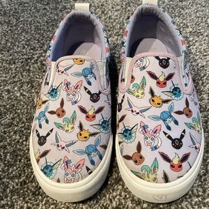Pokemon Kids Slip-On Sneakers with Multicolor Character Print